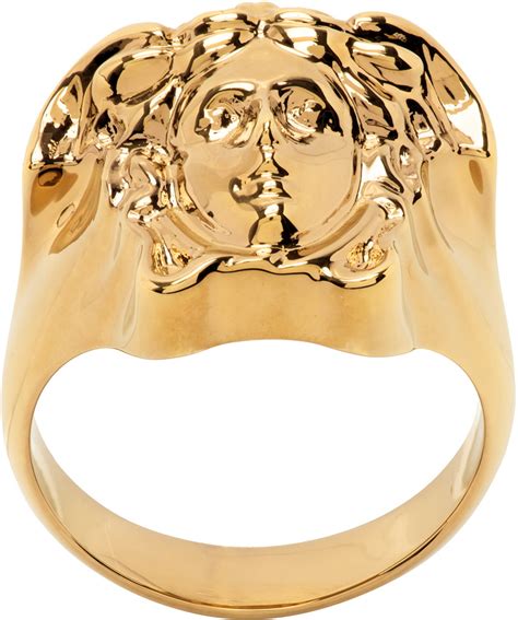 versace medusa ring